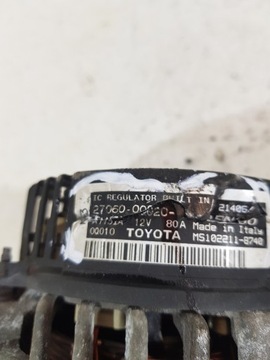 ALTERNÁTOR 27060-0Q020 TOYOTA AYGO CITROEN C1 1.0B 1KR