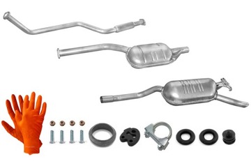MERCEDES W124 250 2.5 D KOMPLETNY UKŁAD WYDECHOWY