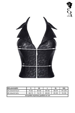 Топ черный Demoniq размера XXL