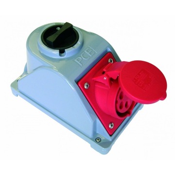 GNIAZDO Z WYŁĄCZNIKIEM COMBO-POL 16A 400V 3P+Z+N