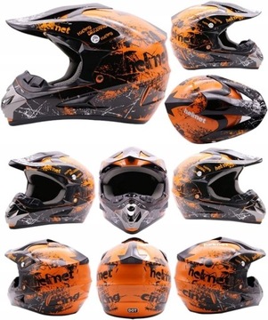 МОТОЦИКЛЬНЫЙ ШЛЕМ ДЛЯ CROSS QUAD MOTOR LIGHT, РАЗНЫЕ ЦВЕТА L