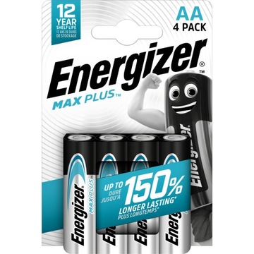 4x bateria AA ENERGIZER Max Plus LR6 1,5V