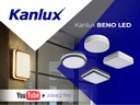 Герметичный светодиодный потолочный светильник Kanlux BENO 24W NW-L-GR