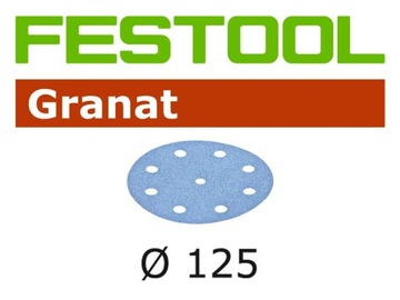 FESTOOL Krążki GRANAT STF D125 GR/50 P1000 497180