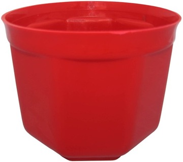 OSŁONKA 17 CZERWONA OZDOBNA DO DONICZEK