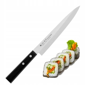 Satake MV Pakka Japoński Nóż Sashimi Yanagiba Do Sushi Filetowania 20,5cm