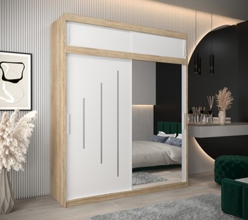Szafa przesuwna YORK 2 200 z nadstawką wys. 240