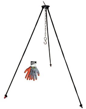 TRÓJNÓG 125 CM KOCIOŁEK WĘGIERSKI PODWIESZANY 8mm