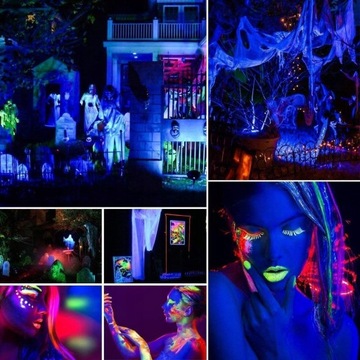 РЕФЛЕКТОРНАЯ ЛАМПА 36 LED UV 72W ДИСТАНЦИОННЫЙ DJ BAR CLUB