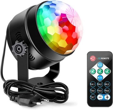 ПРОЕКТОР DISCO BALL, СВЕТОДИОДНЫЙ ОТРАЖАТЕЛЬ RGB DISCO BALL