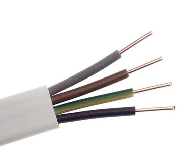 Przewód instalacyjny płaski YDYP 4x1,5 450/750V
