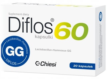 DIFLOS 60 probiotyk na biegunkę 20 kapsułek
