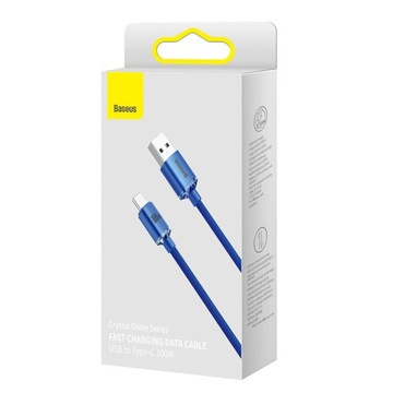 BASEUS KABEL DO TELEFONU PRZEWÓD USB DO USB TYPU C QUICK CHARGE 100W 1.2M