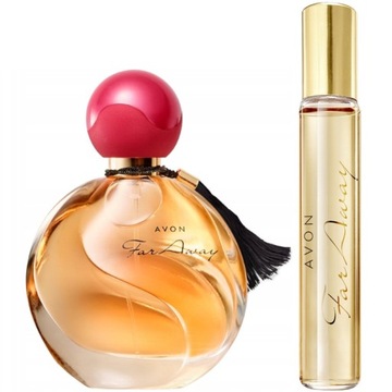 AVON FAR AWAY ORIGINAL ZESTAW WODA PERFUMOWANA DAMSKA PERFUMETKA + GRATIS