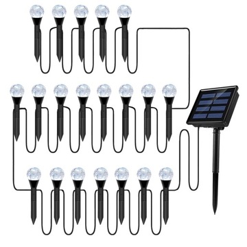 Solar Bubbles Lawn Lamp String Set Outdoor