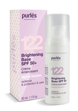 PURLES 122 Brightening Base Baza SPF 50+ 30 ml HOLOGRAM ORYGINAŁ