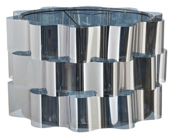 Abażur Żyrandol Klosz Ikea 51 cm E14 chrom nowoczesna lampa stojąca wisząca