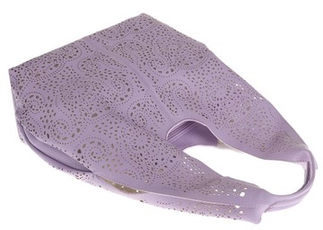HAOERXI COLLECTION Женская ажурная сумочка фиолетовая сумка 23049 Purple