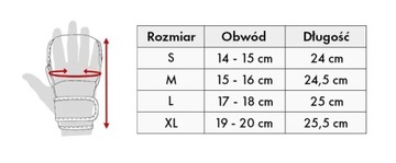 RĘKAWICE MMA SPARINGOWE USZTYWNIENIE NADGARSTKA MASTER GOLD DBX BUSHIDO S