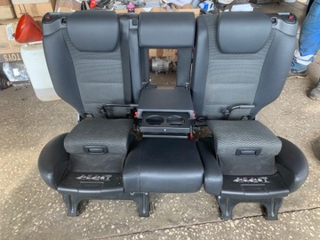 MERCEDESB KLASA W245 FOTELE KANAPA TYŁ PÓŁ SKÓRA Z ISOFIX DLA DZIECI