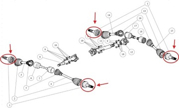 НАРУЖНОЕ СОЕДИНЕНИЕ КВАДРОНИКА Segway Snarler AT6 570/600cc OEM!