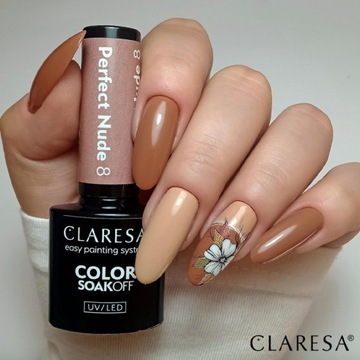 Гибридный лак для ногтей Claresa Perfect Nude ВЫБРАТЬ