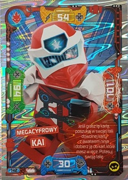 LEGO NINJAGO KARTA Odblaskowa - Seria 5 nr 142