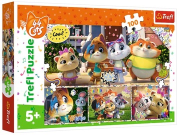 TREFL Puzzle 44 CATS KOTY Zgrana ekipa przyjaciół 100 elementów