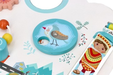 ДЕРЕВЯННАЯ МАНИПУЛЯЦИОННАЯ ДОСКА МОНТЕССОРИ ДЛЯ РЕБЕНКА 6 МЕСЯЦЕВ