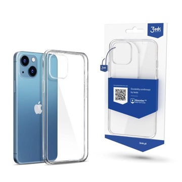 POKROWIEC PLECKI OBUDOWA COVER 3MK CLEAR CASE ETUI DO IPHONE 13 | BEZBARWNY