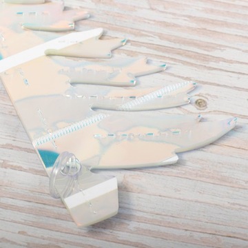 1 КУСОК. ПОДВЕСНАЯ ДЕКОРАТИВНАЯ ЕЛКА ПОДВЕСНАЯ ПЛЕНКА Swirl