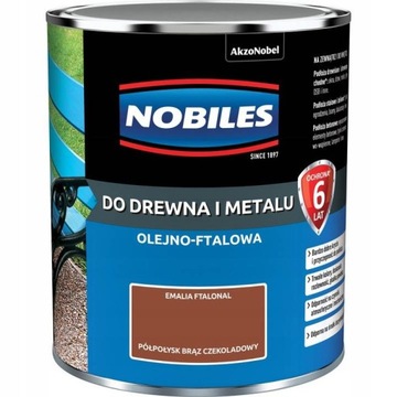 Farba NOBILES FTALONAL brąz czekoladowy 0,7 L
