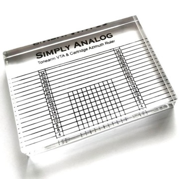 Bloczek regulacji VTA, SRA i Azymutu - SIMPLY ANALOG RULER