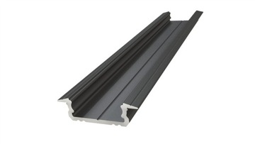 PROFIL LED 3M CZARNY PŁYTKI AL12-GLG1-LB-3000 GLA