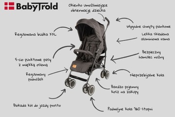 КОЛЯСКА, ЗОНТИК, ДЕТСКАЯ КОЛЯСКА, СКЛАДНАЯ, ЖИДКАЯ, ЧЕРНАЯ