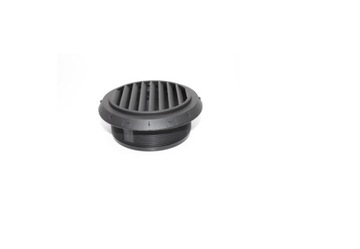 WYLOT POWIETRZA 90mm 45 STOPNI CZARNY WEBASTO