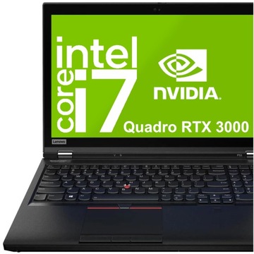 ThinkPad P53 i7-9850H Turbo ! 64GB 512GB NVIDIA QUADRO RTX3000 do AUTOCAD