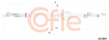 LINKA ZMIANY BIEGÓWTOYOTA 18.1803 COFLE Naciąg