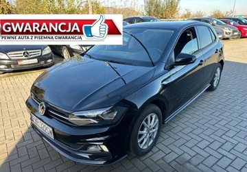 Volkswagen Polo VI Hatchback 5d 1.0 TSI 95KM 2019 Volkswagen Polo R-line 1.0 benz. 95KM Gwarancja Zamiana Zarejestrowany 95KM