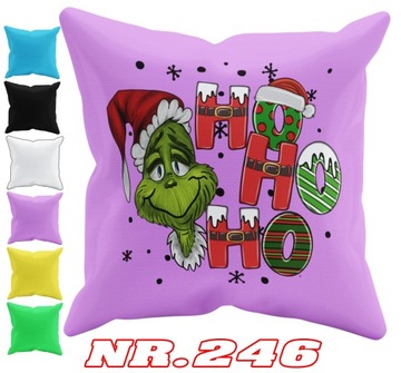 POSZEWKA NA PODUSZKĘ JAŚKA DO PRZEDSZKOLA GRINCH ŚWIĘTA + IMIĘ GRATIS