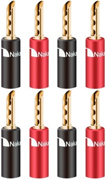 WTYK GŁOŚNIKOWY BANAN NAKAMICHI BFA OFC GOLD 8szt