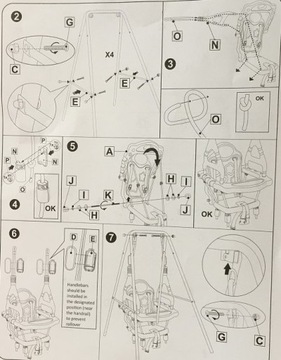 Детские качели 3 в 1 с сиденьем, спинкой и подлокотником.