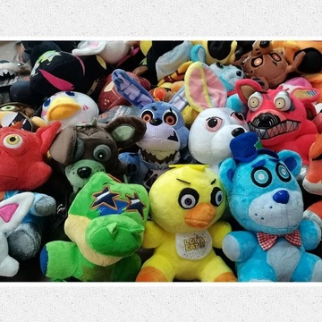 Талисман FNAF FIVE NIGHTS AT FREDDY'S BONNIE FOXY FREDDY Чика желтый плюш