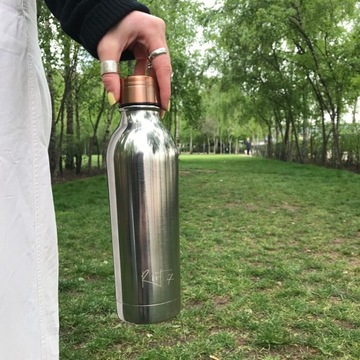 Root7 Термобутылка из полированной стали 750 мл