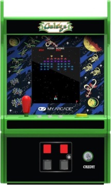 Galaga Galaxian 2 в 1 MICRO PLAYER PRO мини-портативная ретро-консоль