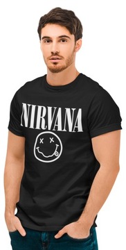 Koszulka T-shirt Męski NIRVANA WZORY ROCK 3XL