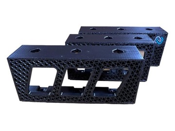 Держатель для ноутбука, блокнот под стол 35 мм DELOSPRO BLACK