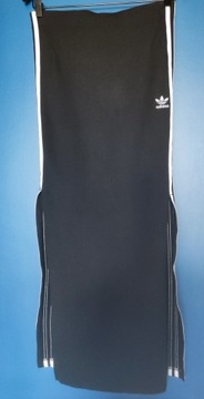 Adidas maxi spódnica czarna ołówkowa bawełniana