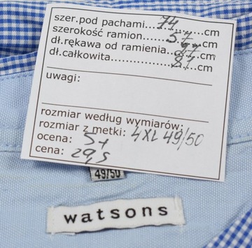 D30 KOSZULA MĘSKA WATSONS 4XL