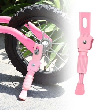 Детская подставка для велосипеда Противоскользящая, сменная задняя опора, дорога, розовая 12 дюймов